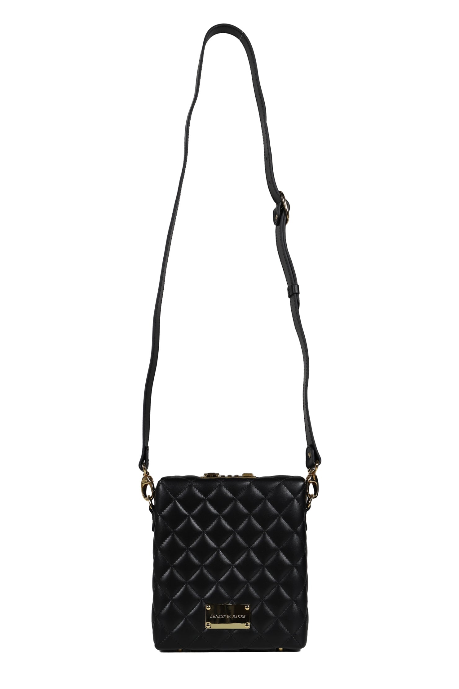 QUILTED PRESENT BAG / BLK - 2