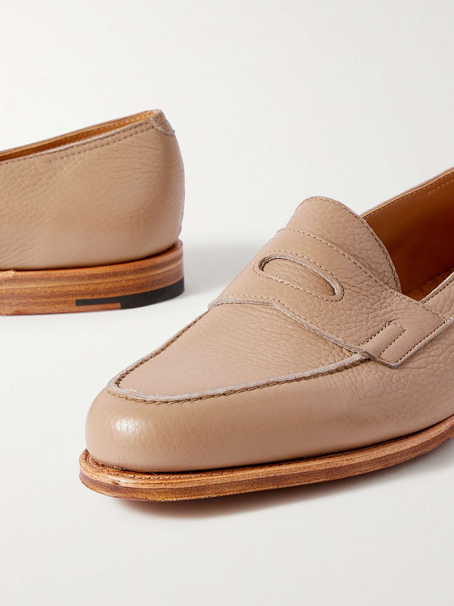 Lopez Full-Grain Leather Penny Loafers - 6