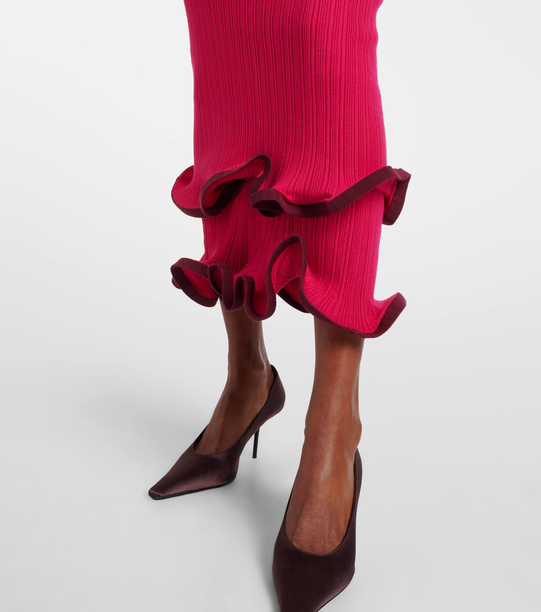 Millie ruffled midi skirt - 5