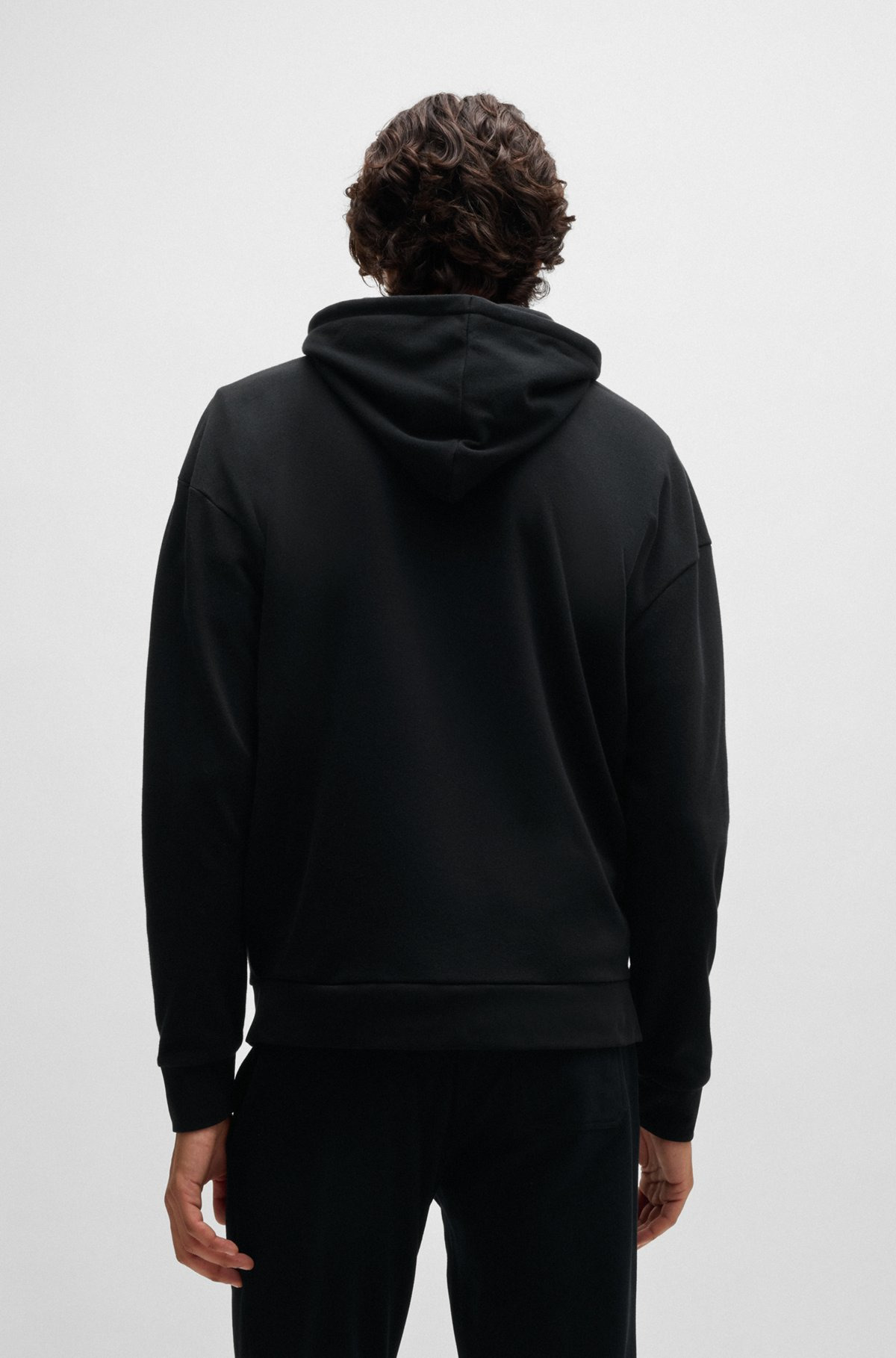 ZIP-UP HOODIE WITH SEASONAL LOGO PRINT - 4