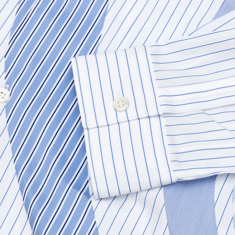 COTTON POPLIN STRIPE SHIRT - 4