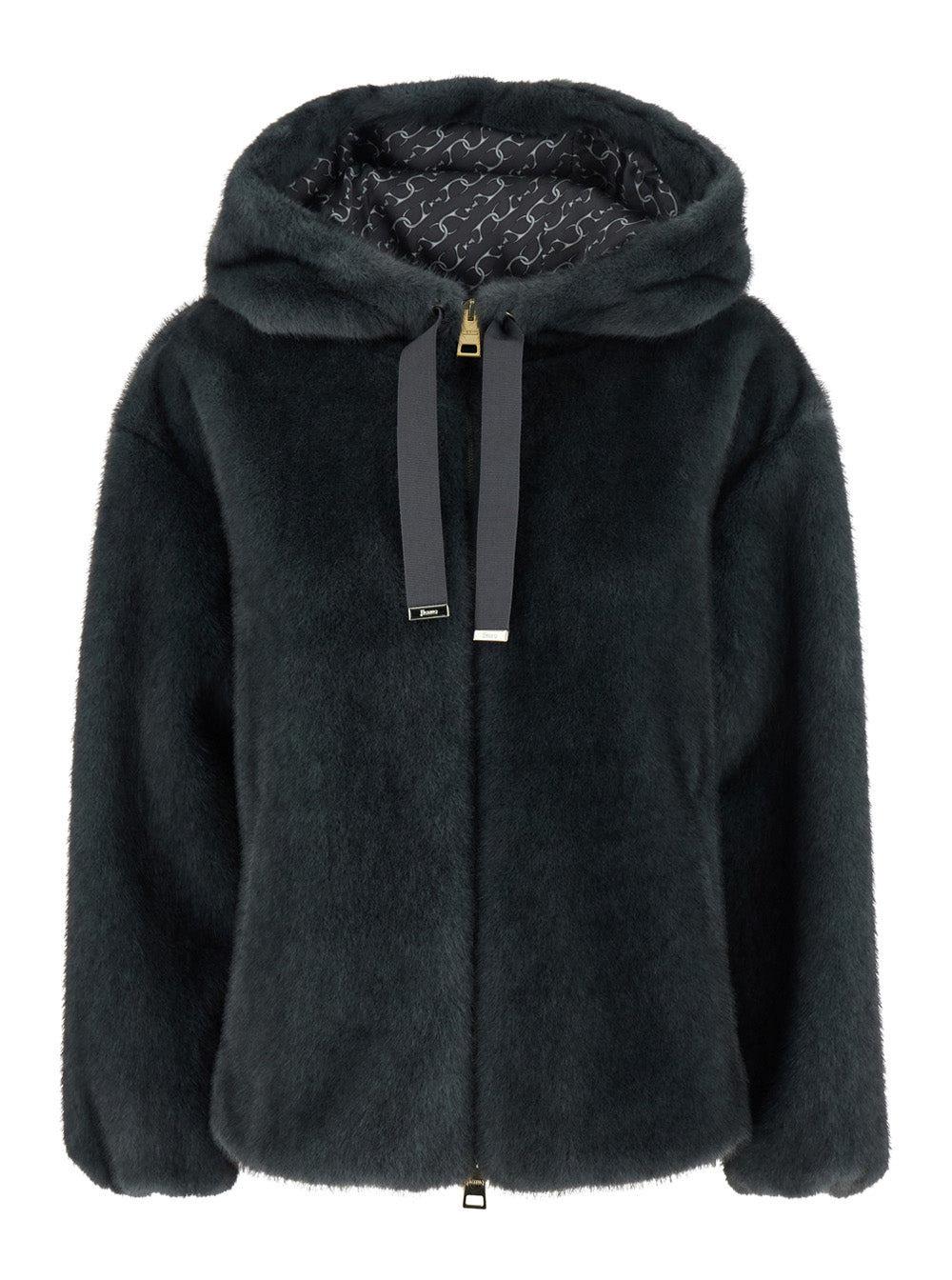 Herno Women Bomber Soft Faux Fur - 1