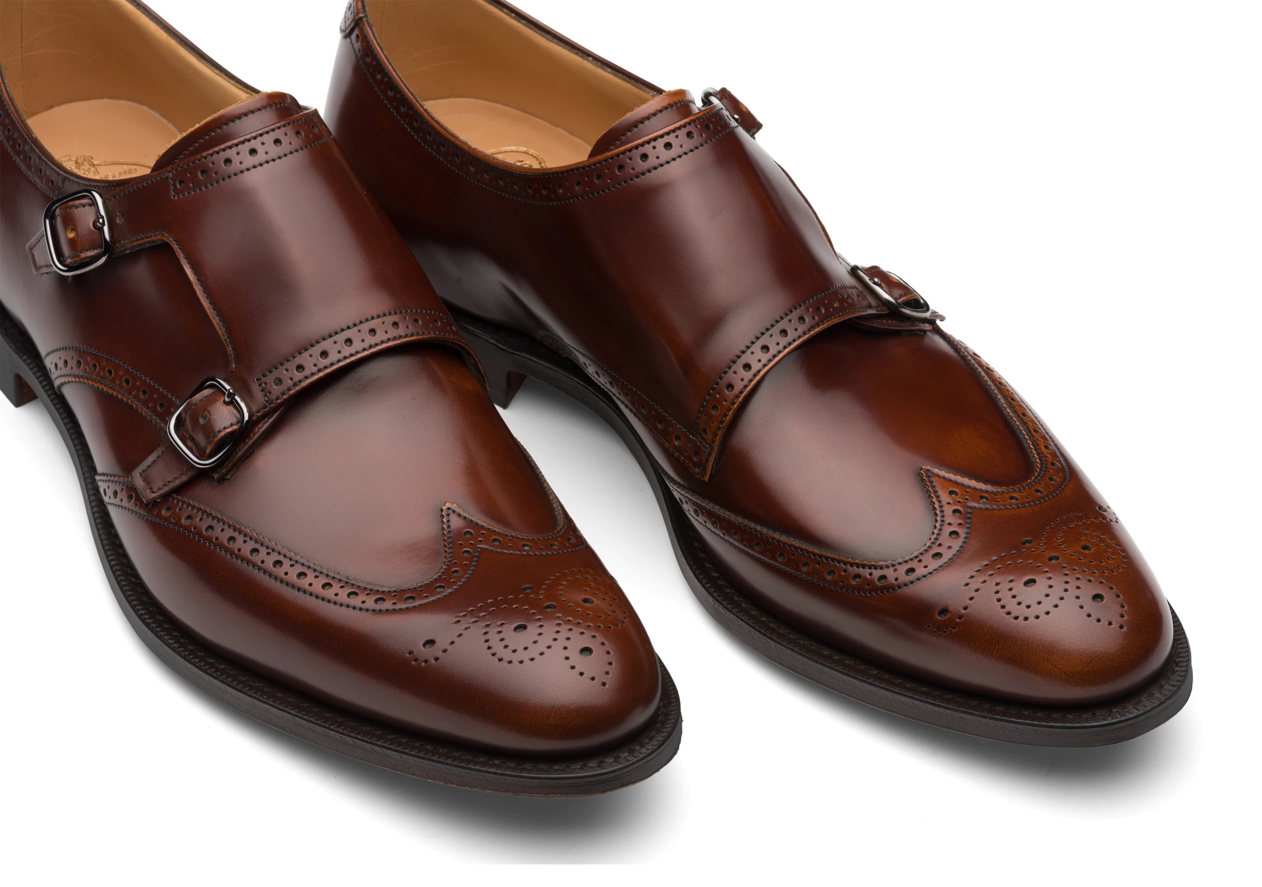 Chicago
Polished Fumè Monk Strap Brogue Tabac - 4