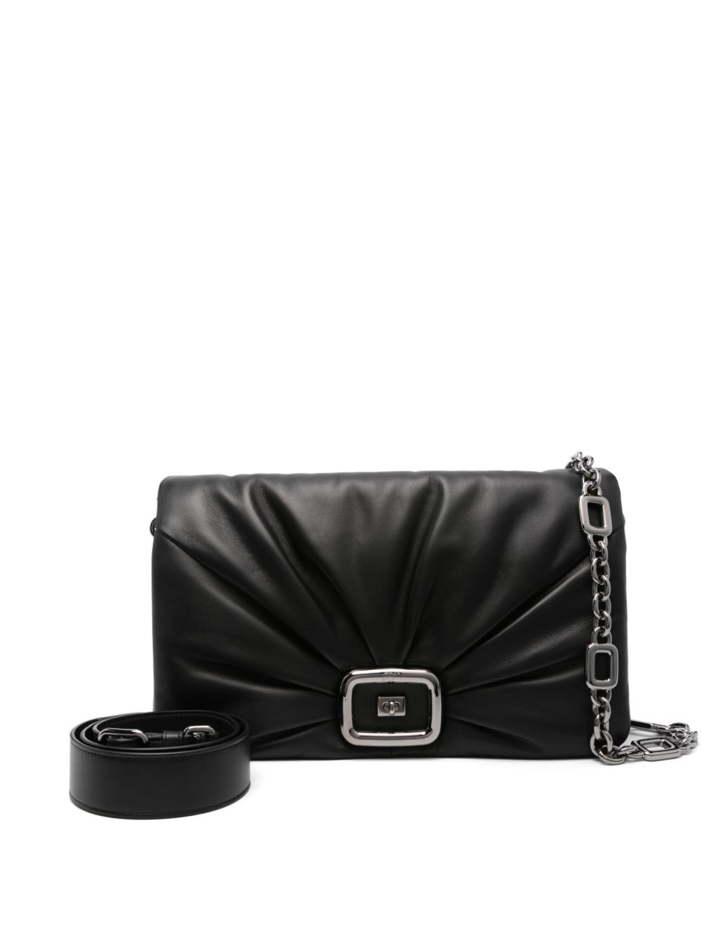 pleated shoulder bag - 6