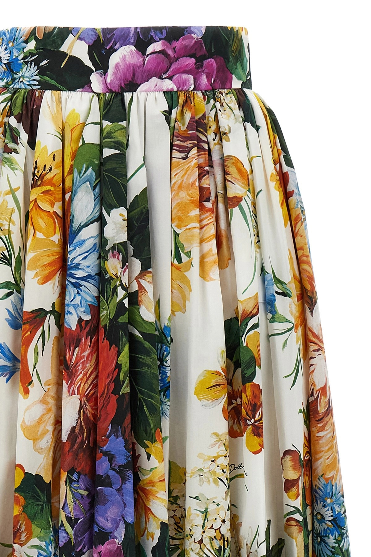 'Bouquet' print skirt - 4