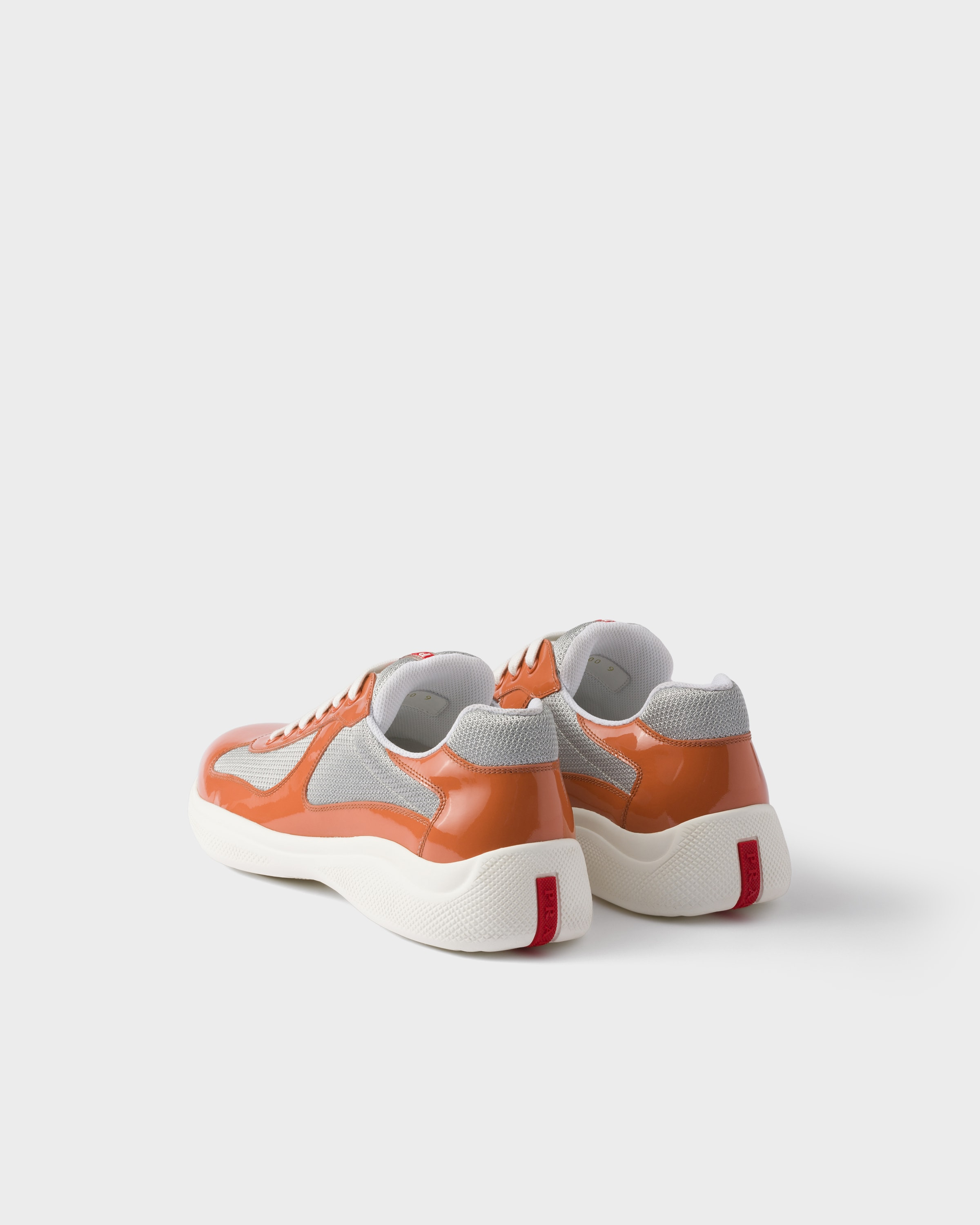 Patent leather and technical fabric Prada America's Cup sneakers - 4