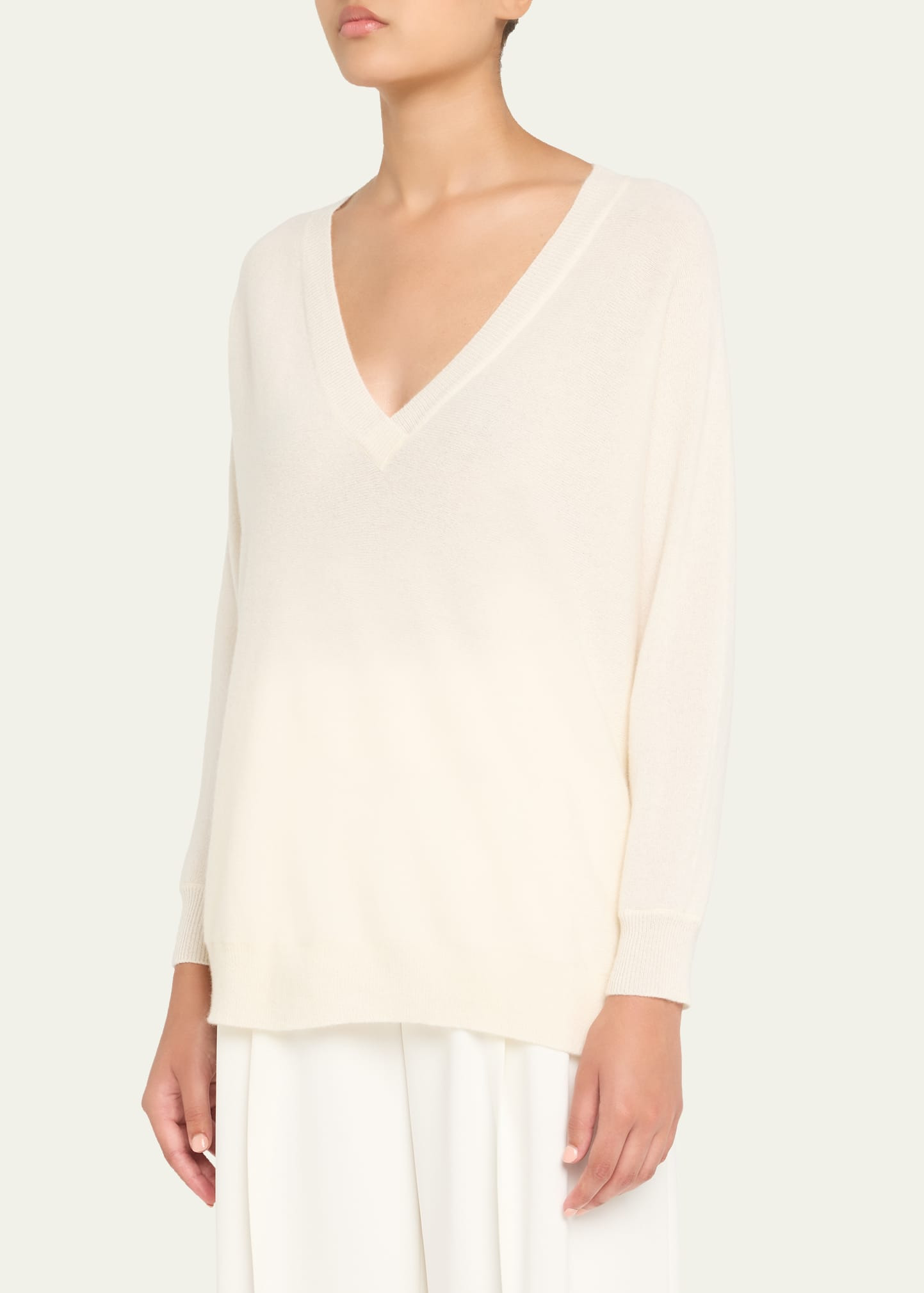 Kenny V-Neck Cashmere Sweater - 4