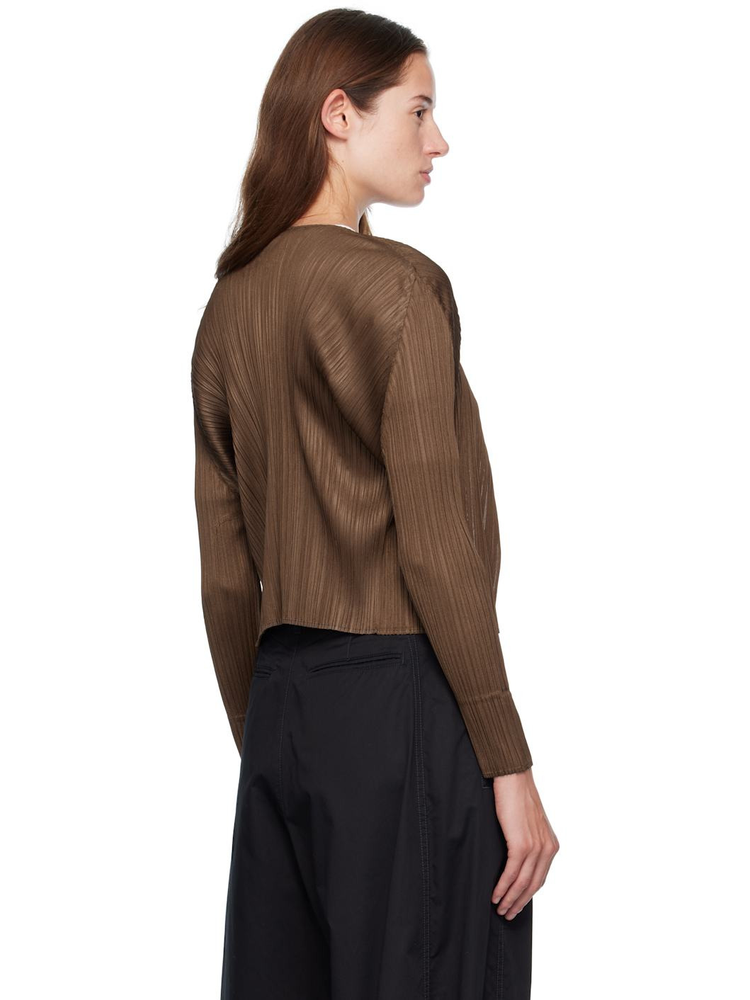 Brown June New Colorful Basics 4 Cardigan - 3