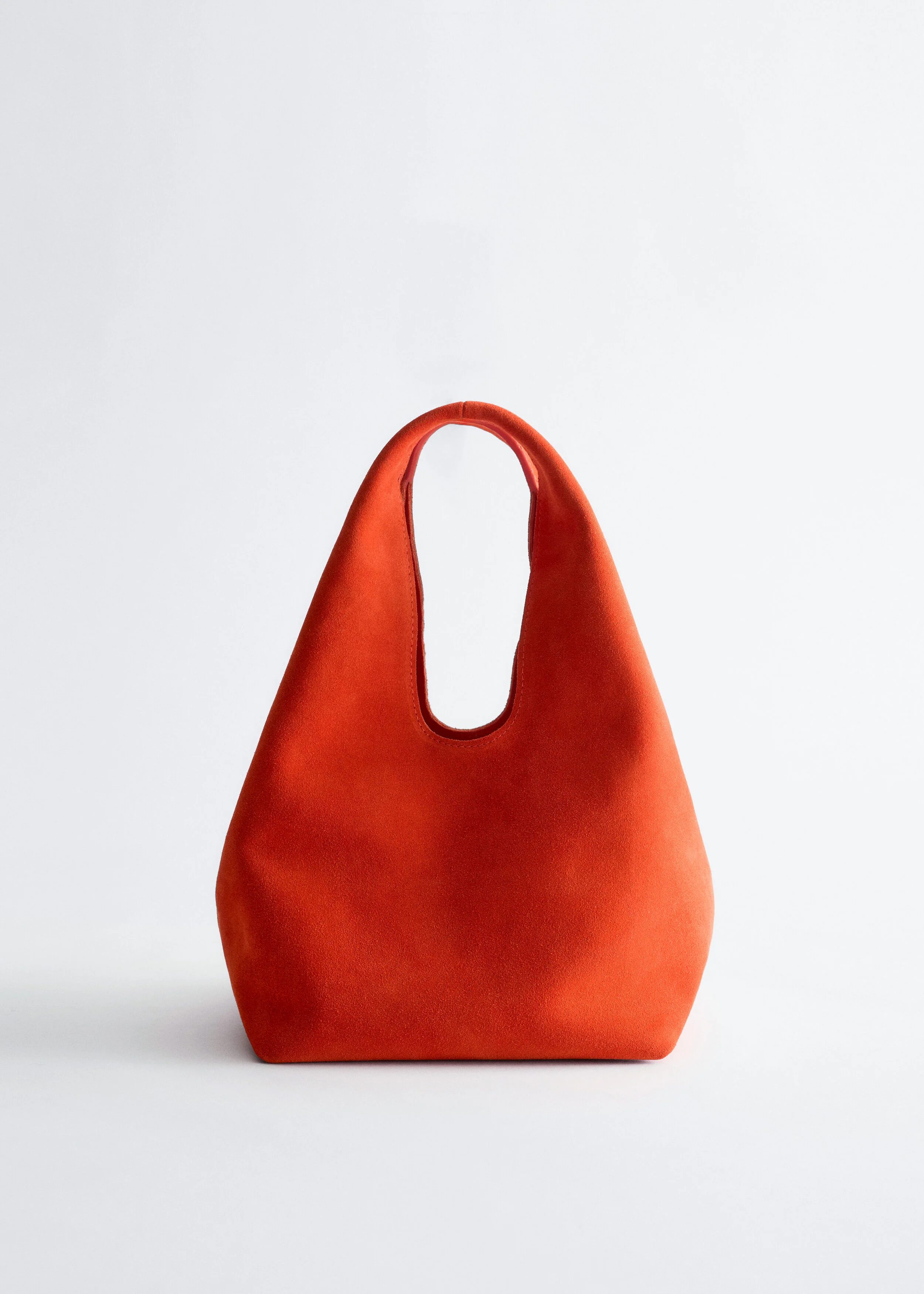 Split Suede Mini Tote - 1