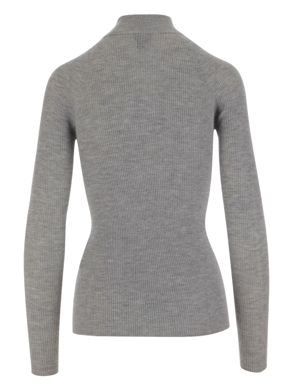 ribbed turtleneck sweater - 2