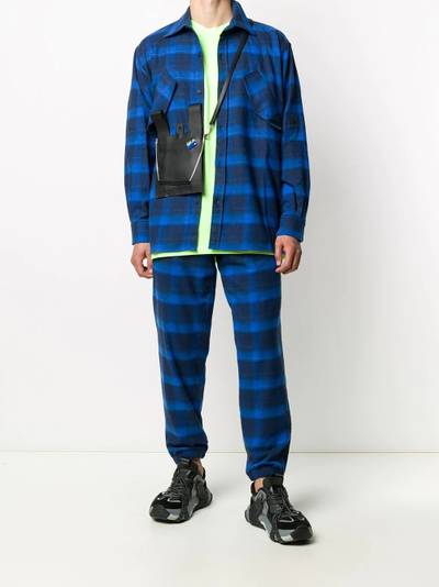 Marcelo Burlon County Of Milan logo-print check-pattern shirt outlook