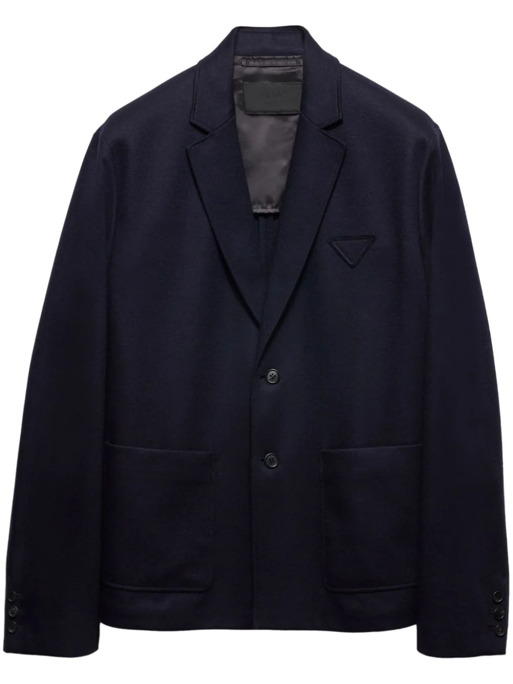 single-breasted wool jacket - 1