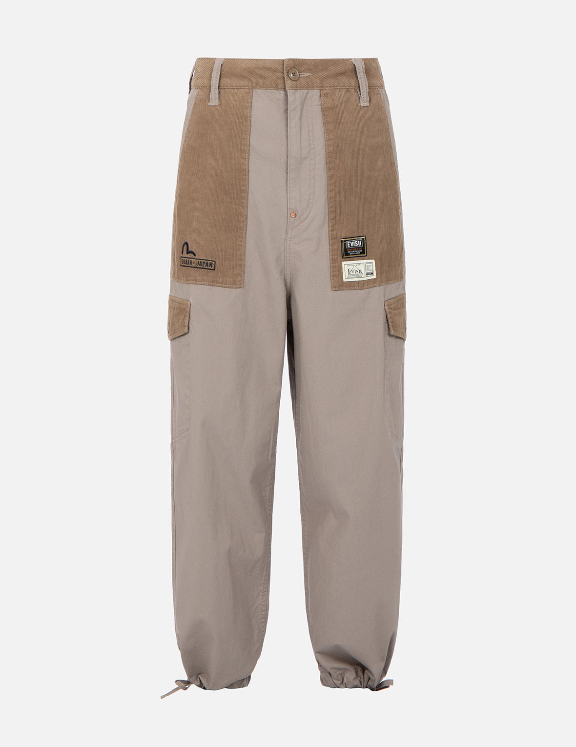 SEAGULL AND LOGO EMBROIDERY CARGO PANTS - 3