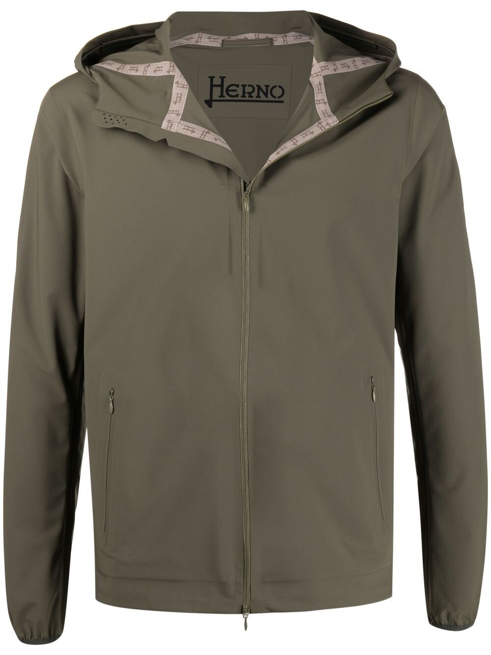 bonded-seam hooded jacket - 1