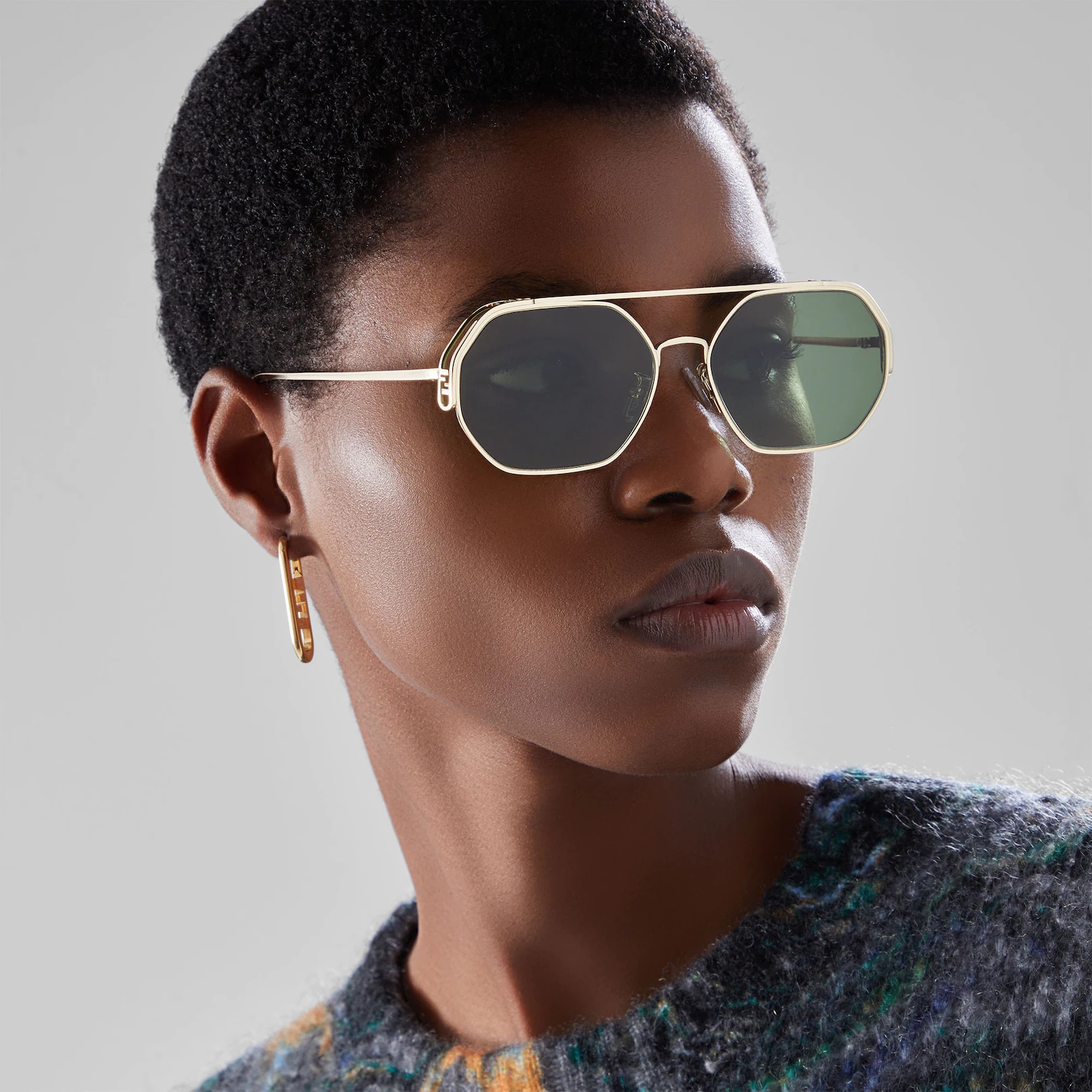 Sunglasses with green lenses - 4