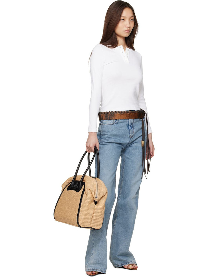 Beige Shirley Holdall Tote 4