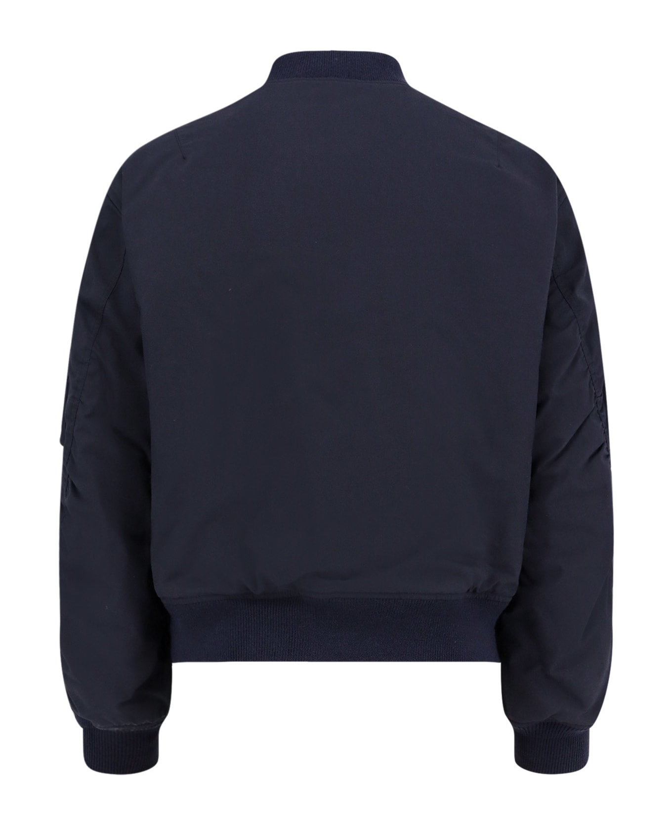 Cotton Blend Bomber Jacket - 2