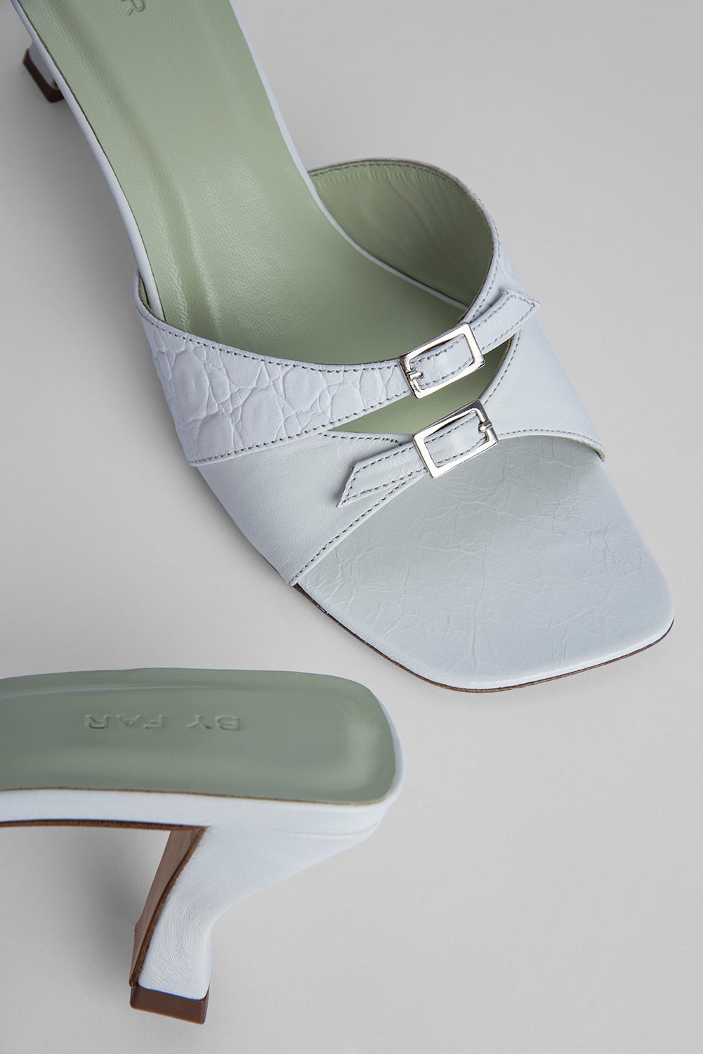 Noor White Gloss Leather - 6