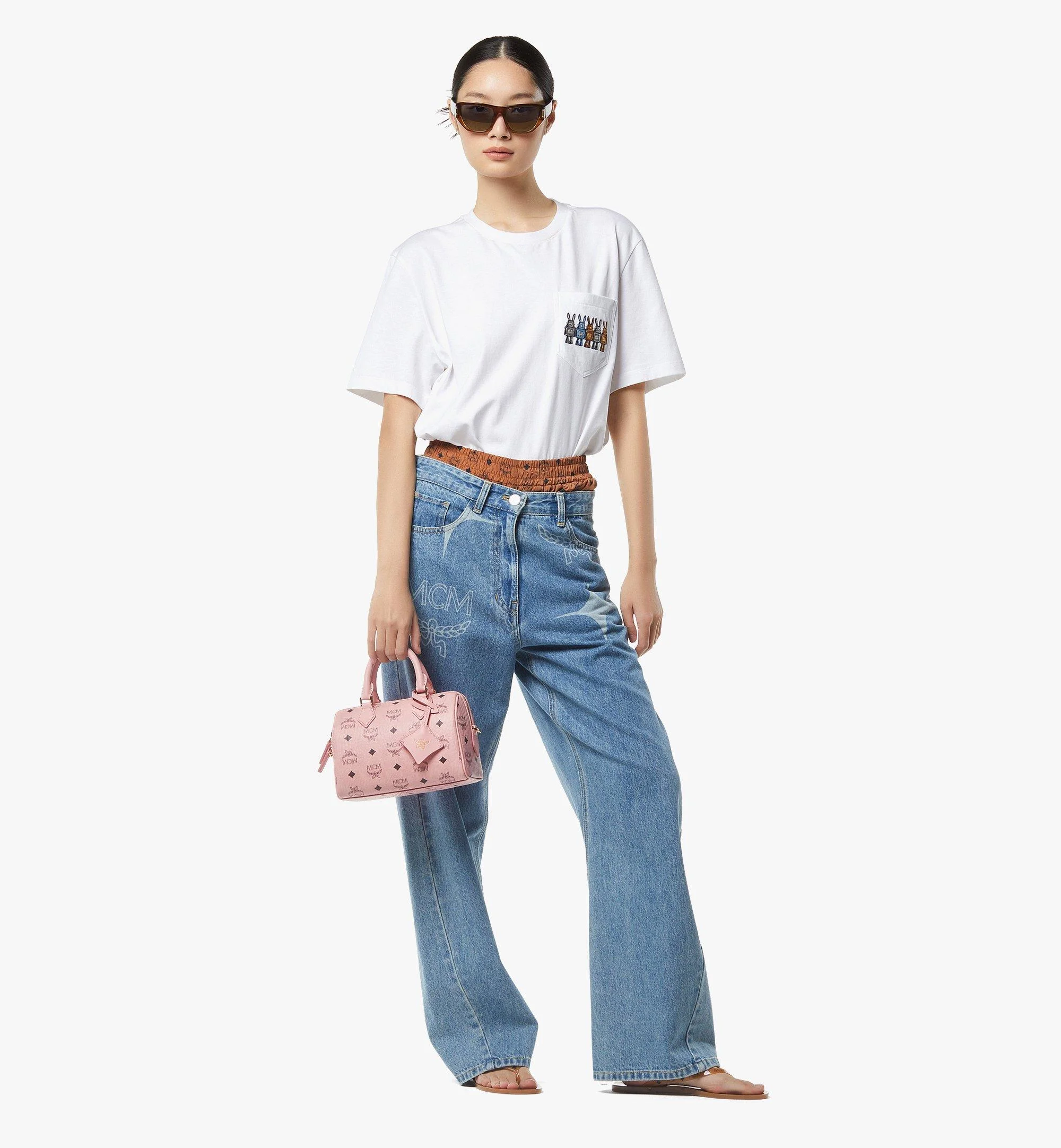 Ella Boston Bag in Visetos - 1