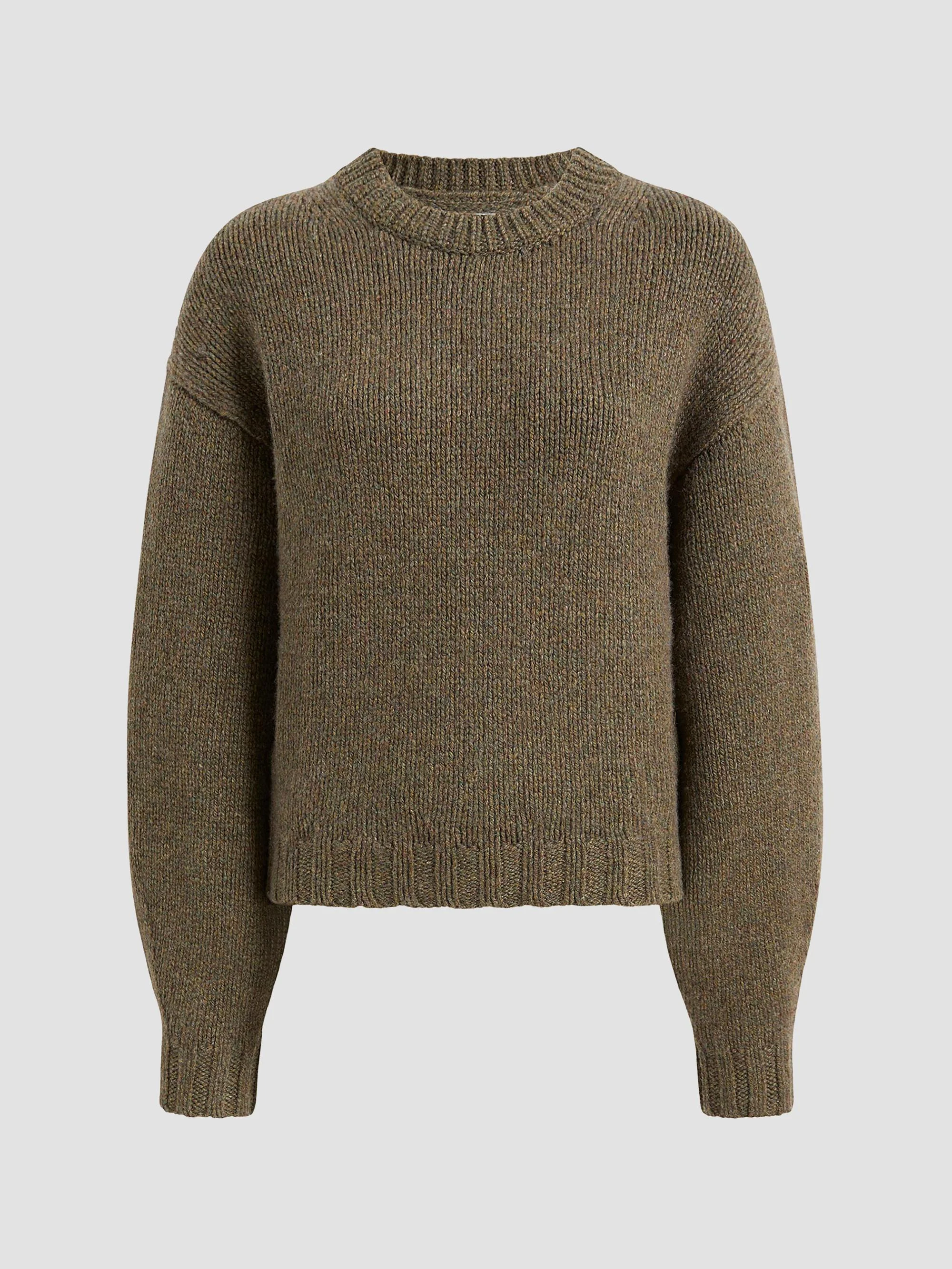 Women's Gemma Crewneck Cashmere Sweater - Artichoke - 1