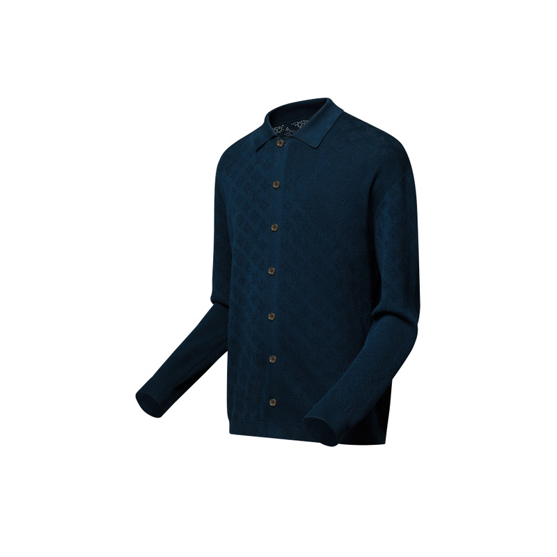 Louis Vuitton Monogram Pointelle Cotton Overshirt outlook
