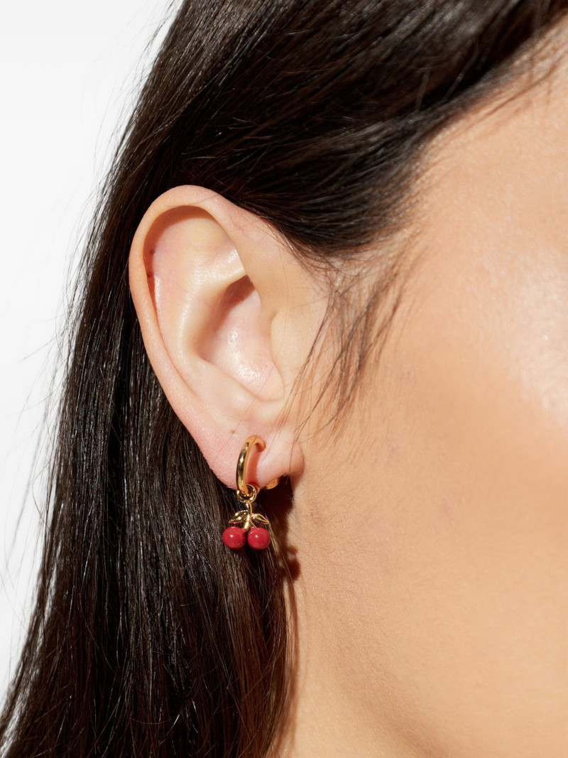 COACH cherry-pendant drop earrings outlook