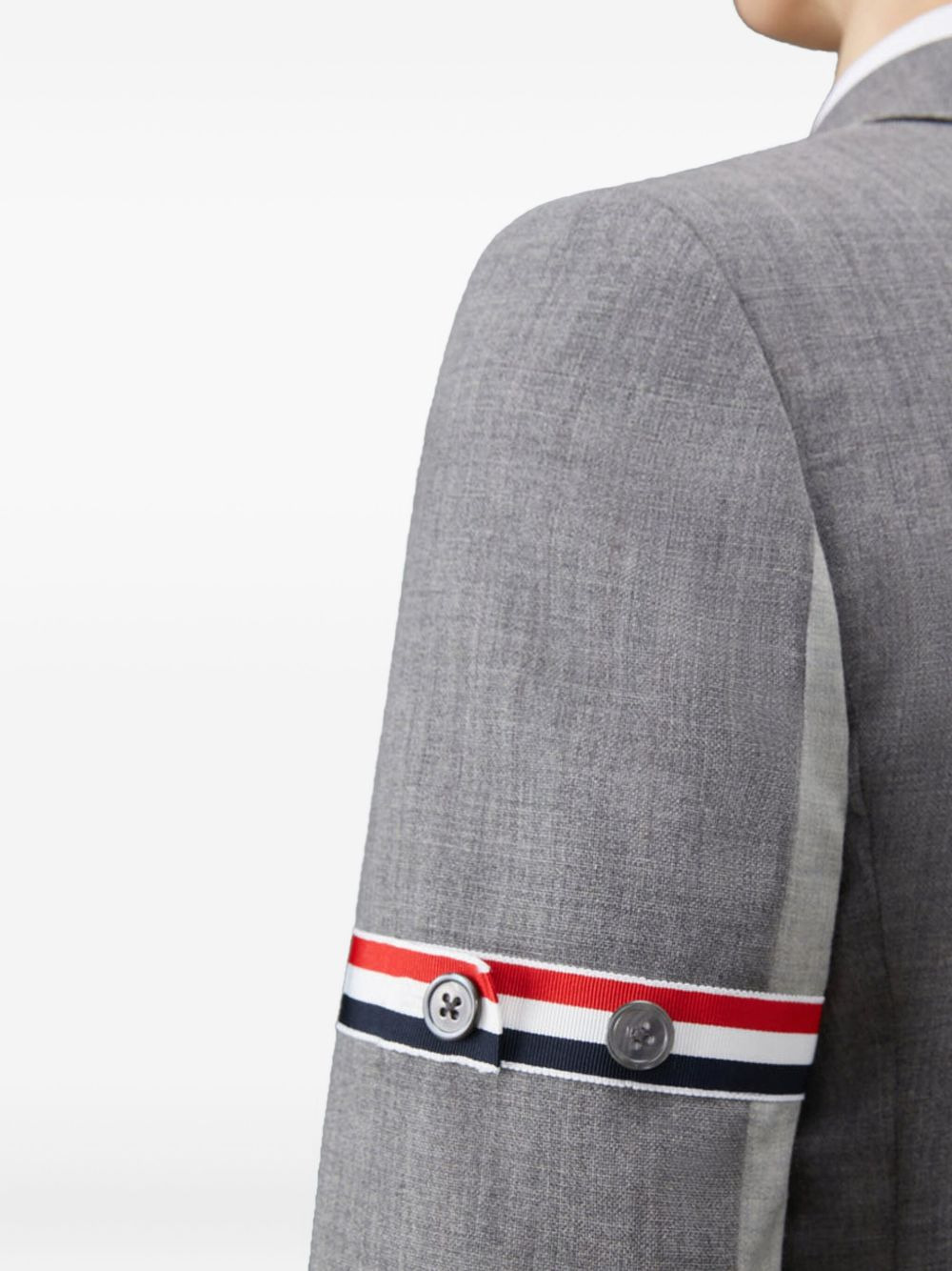 Fun-Mix 2ply fresco panelled blazer - 5