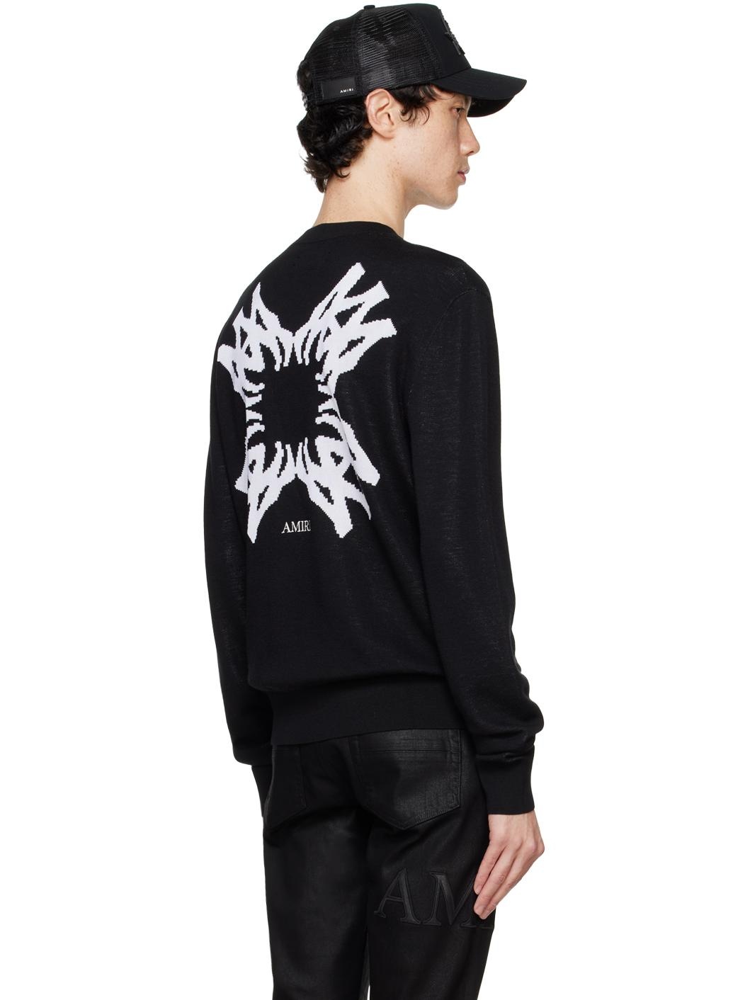 Black MA Quad Crewneck - 3
