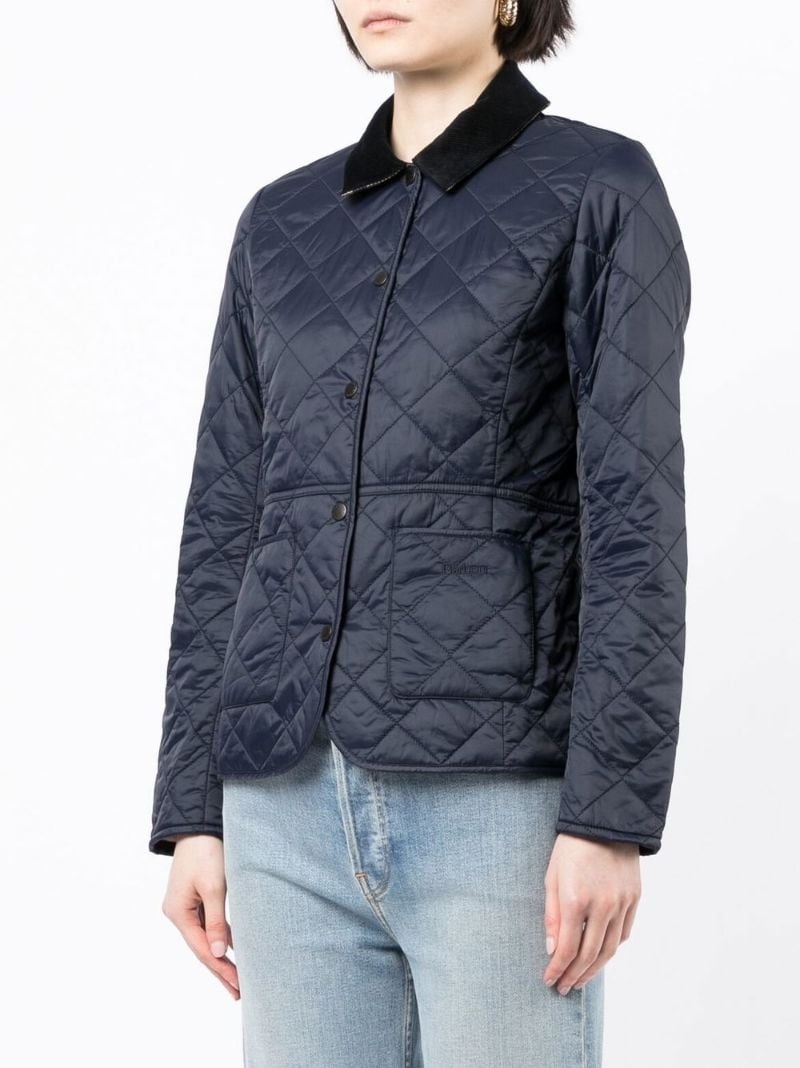 ダウンジャケット・コート Barbour SS25 Jackets (LQU1012 LQUNY71) Barbour Women's Deveron Quilted Jacket - Navy (LQU1012