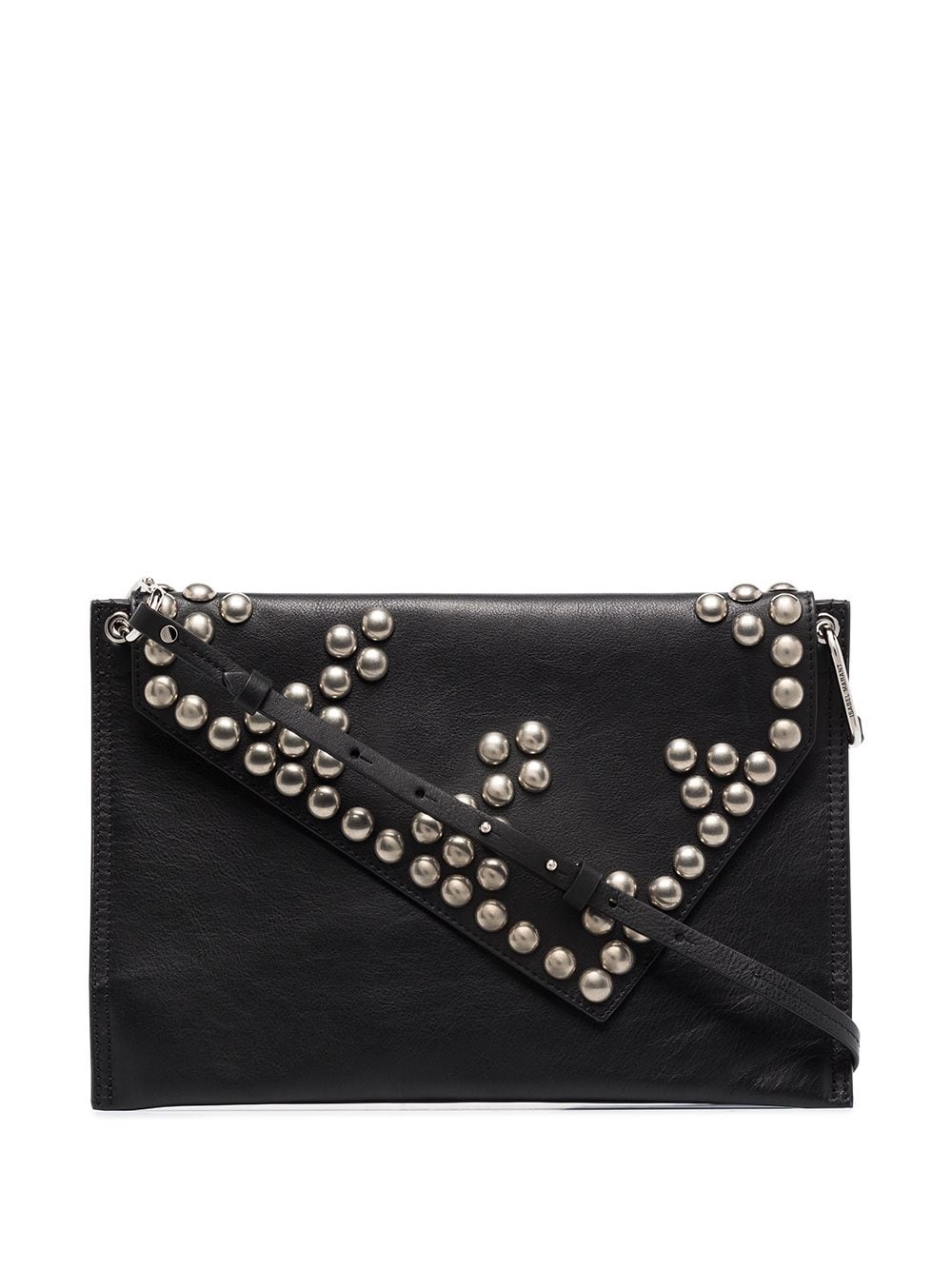 Tryne studded leather shoulder bag - 1