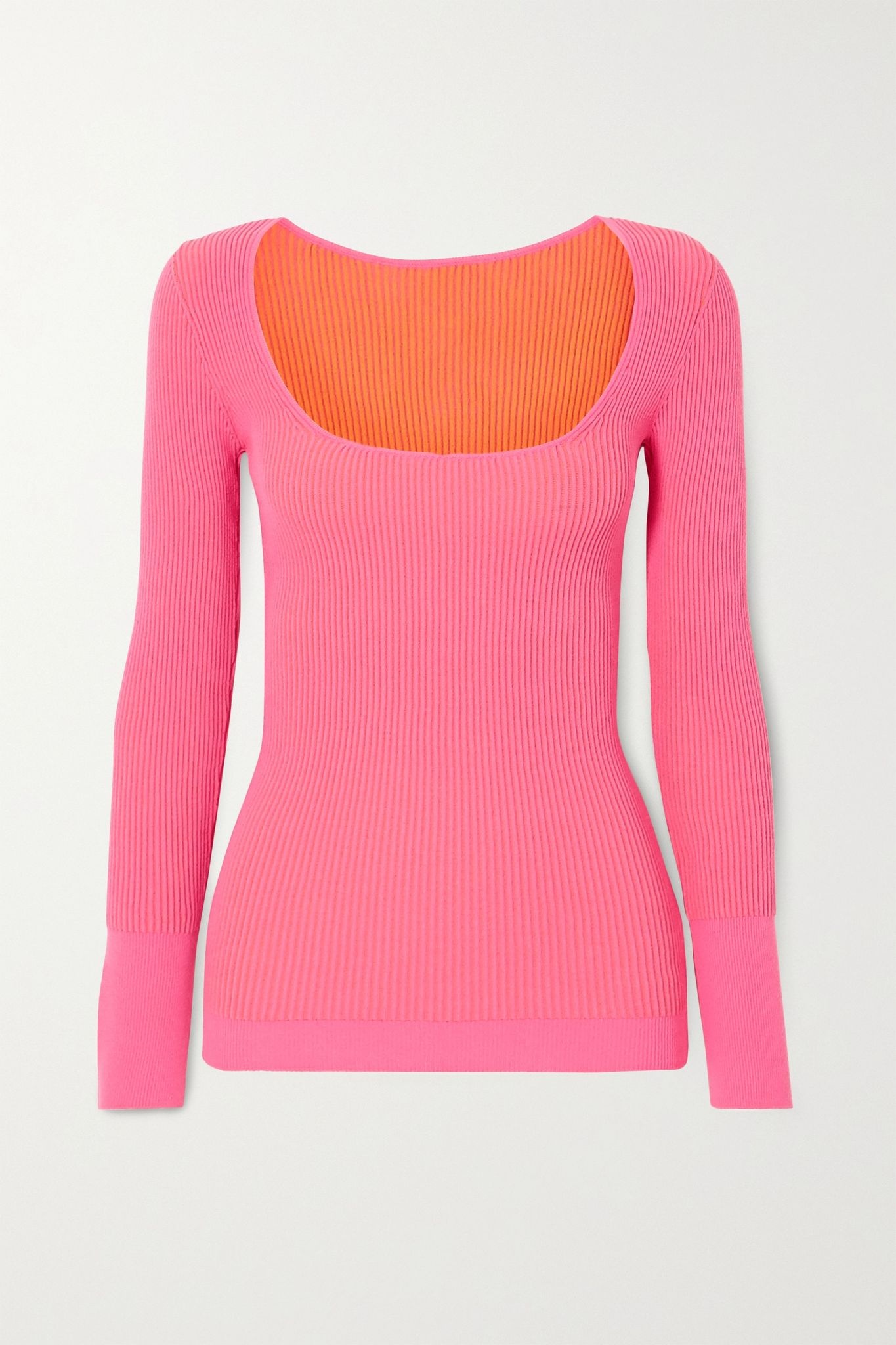 Ribbed-knit sweater - 1