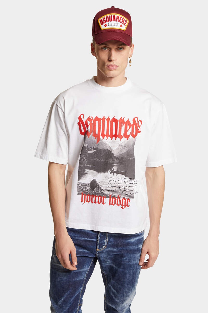GOTHIC PRINT LOOSE FIT T-SHIRT - 3