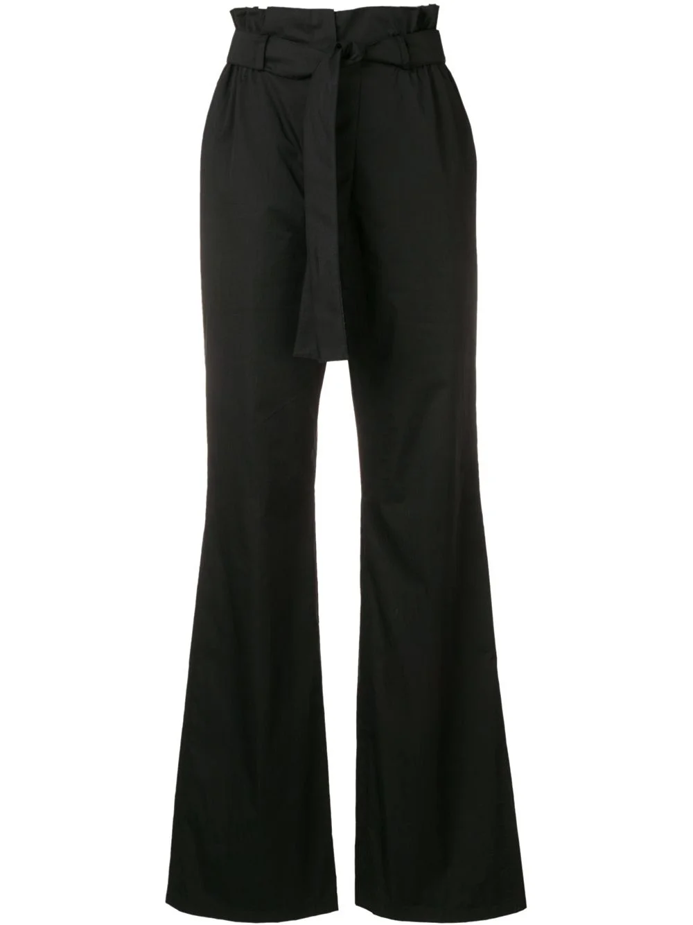 high-waist belted trousers - 1