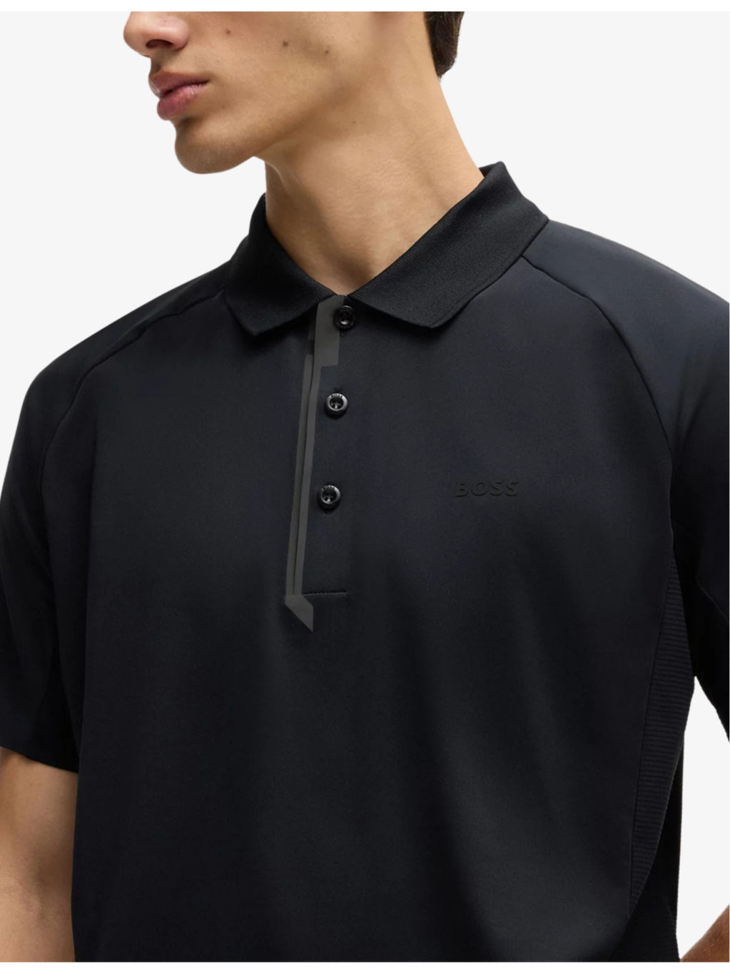 Reflective-Logo Tech-Knit Jersey Polo Shirt - 5
