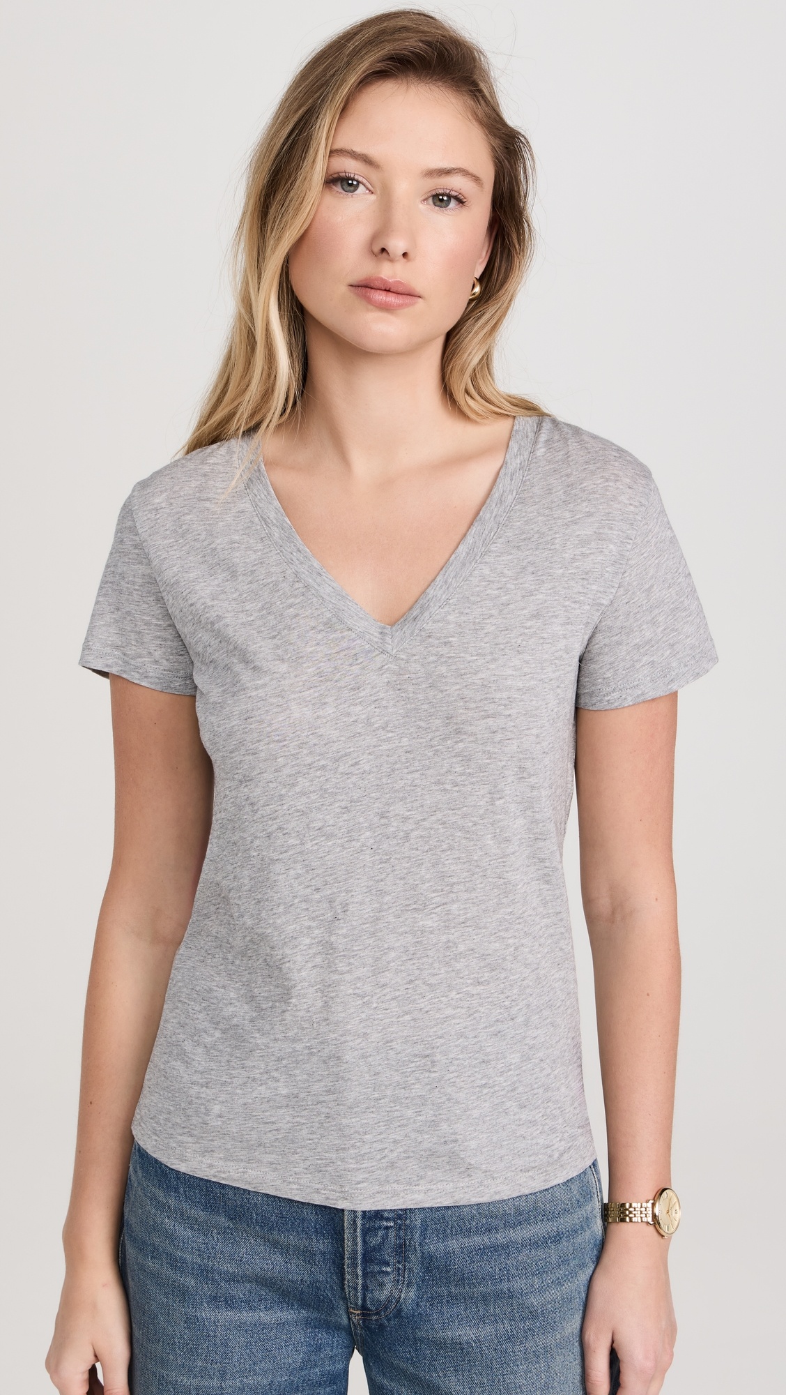 Essential V Neck Tee - 6