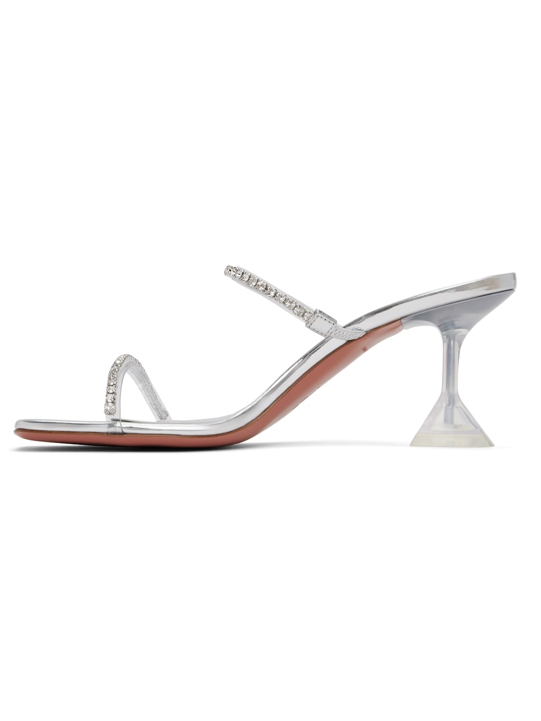 Transparent Gilda Glass Slipper 70 Heeled Sandals - 3