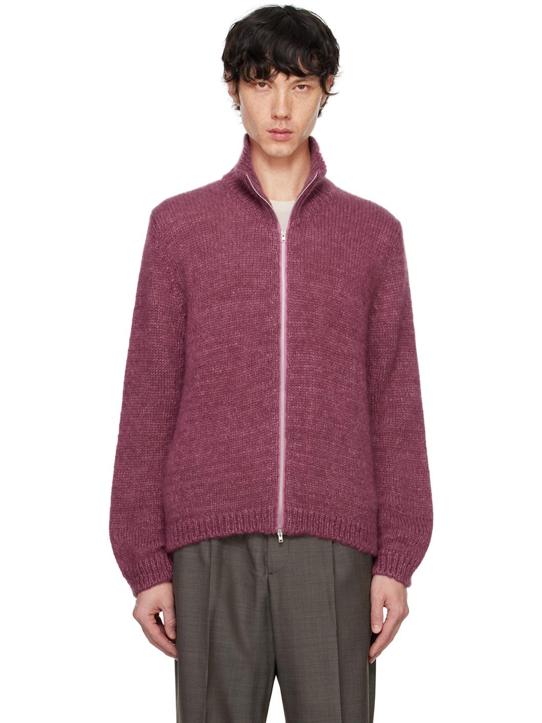 Pink Float Funnel Sweater - 1