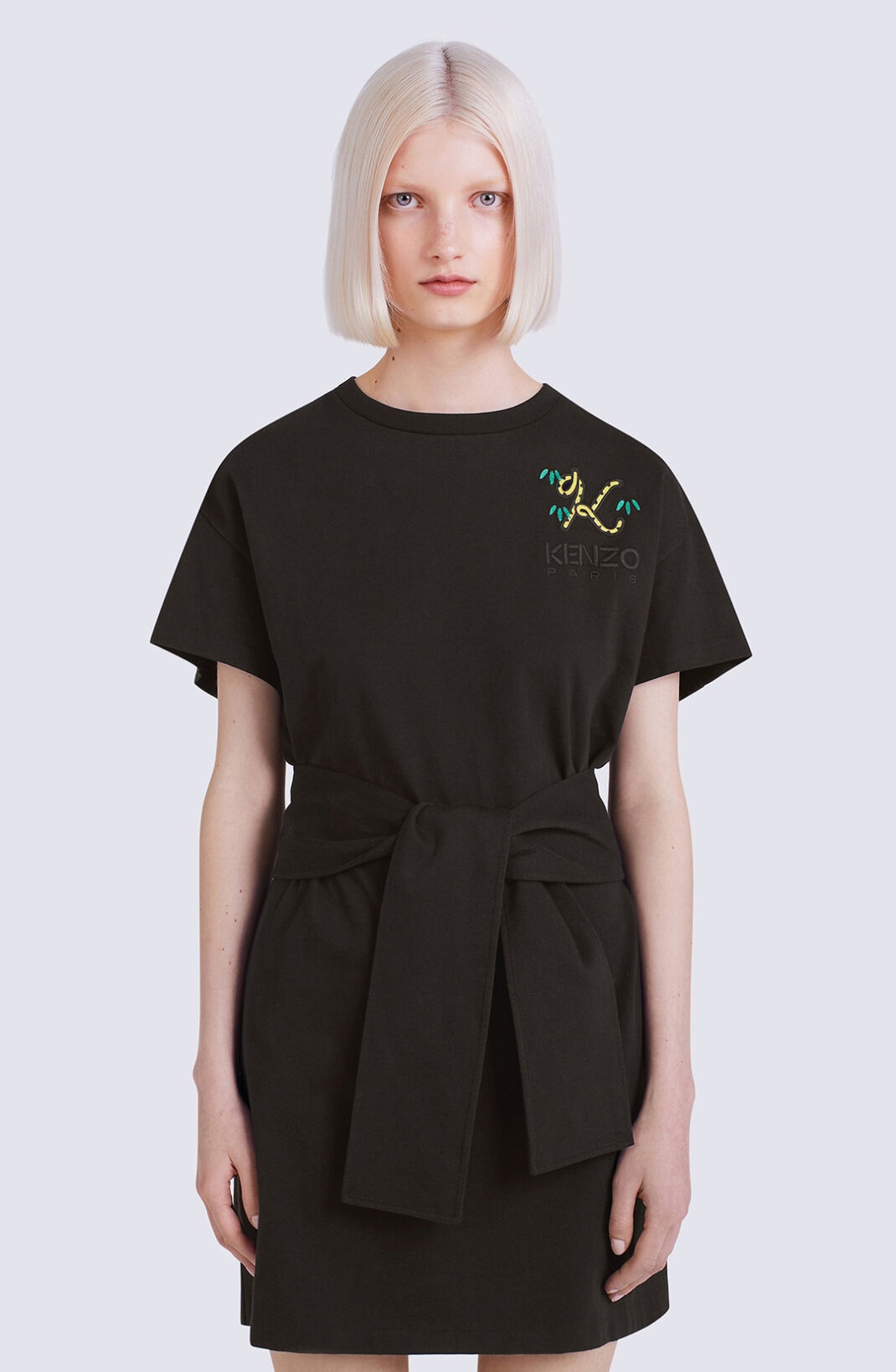 'Tiger Tail K' T-shirt dress - 4
