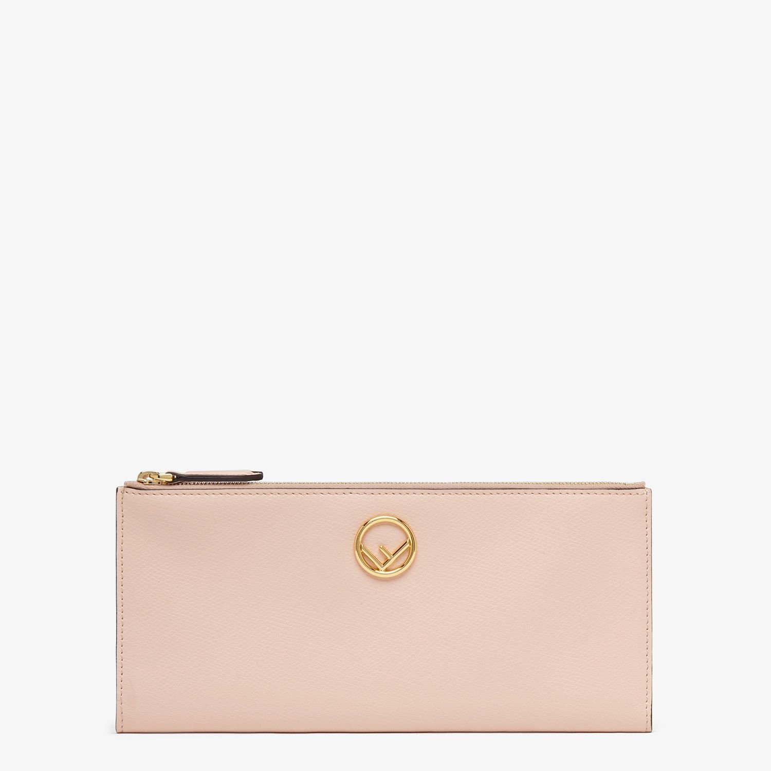 Pink leather wallet - 1