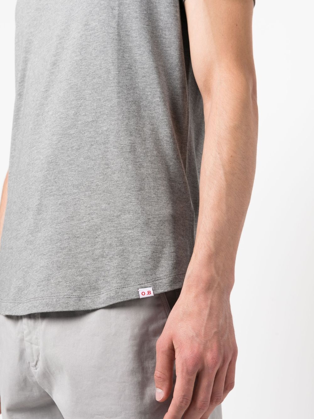 short-sleeved round-neck T-shirt - 5