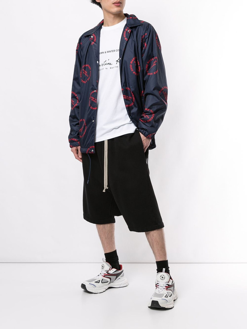 Martine Rose logo print bomber jacket outlook
