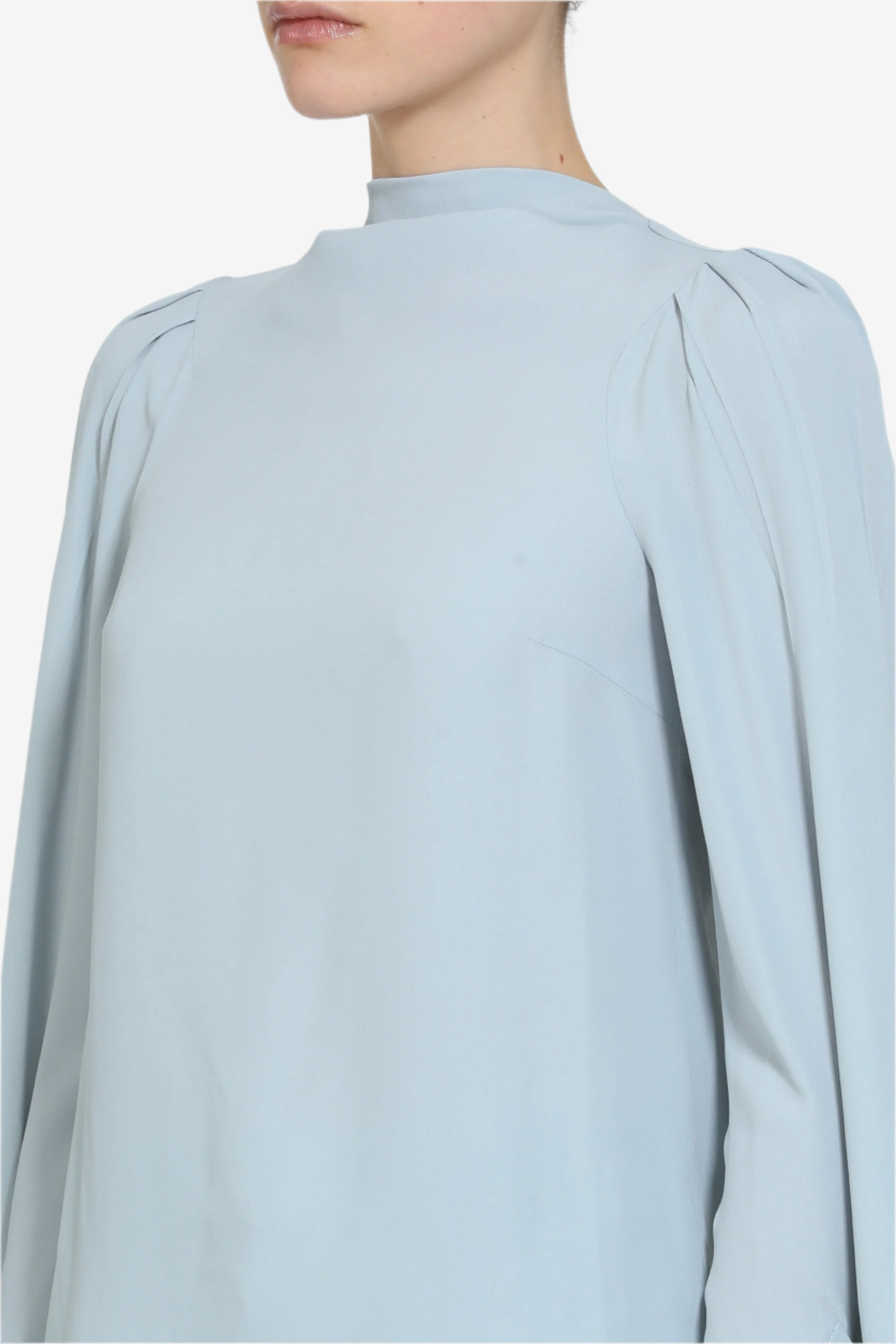 BLOUSE WITH LONG FLARED SLEEVES - 5