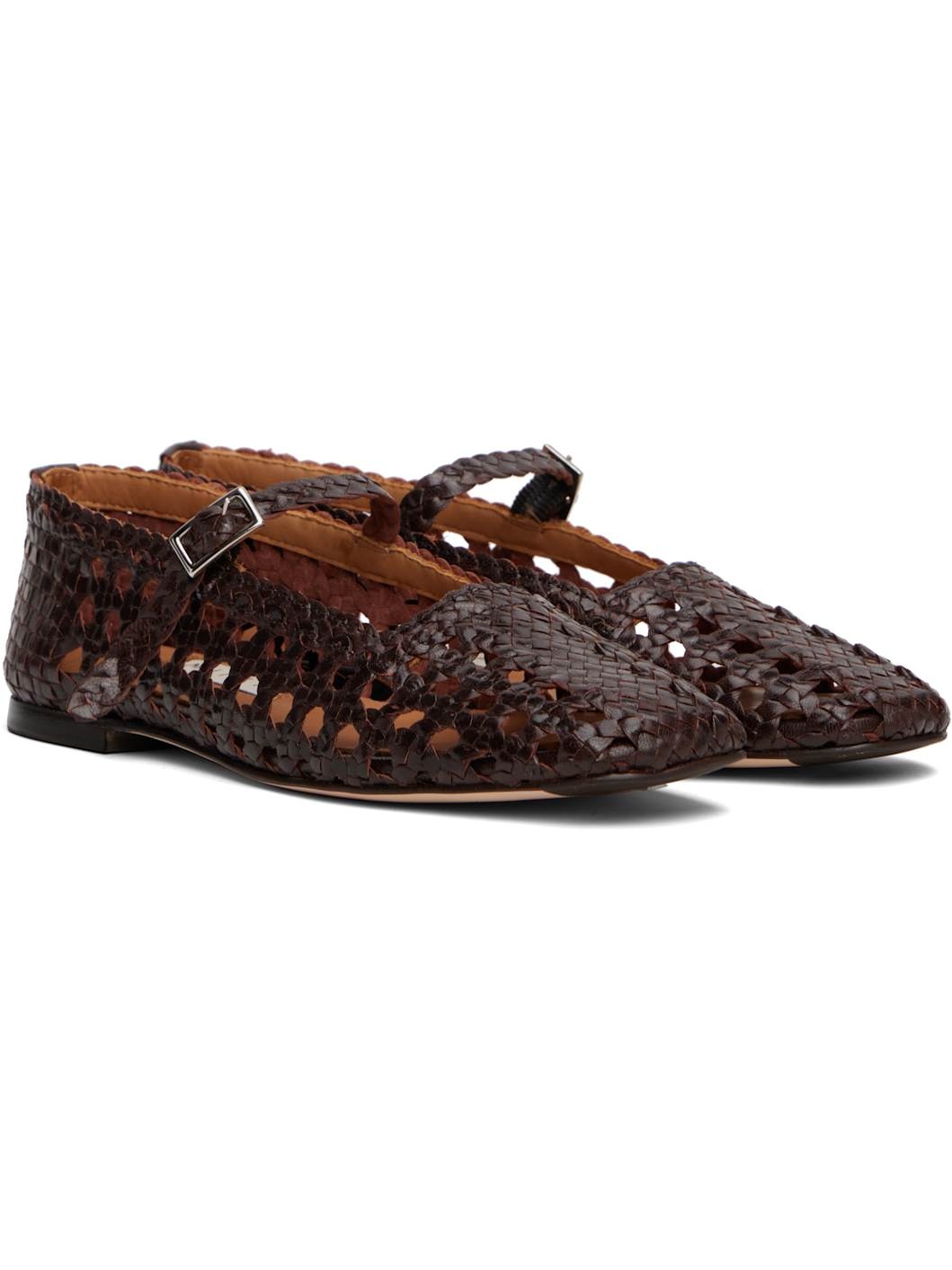 Brown Yeida Ballerina Flats - 4