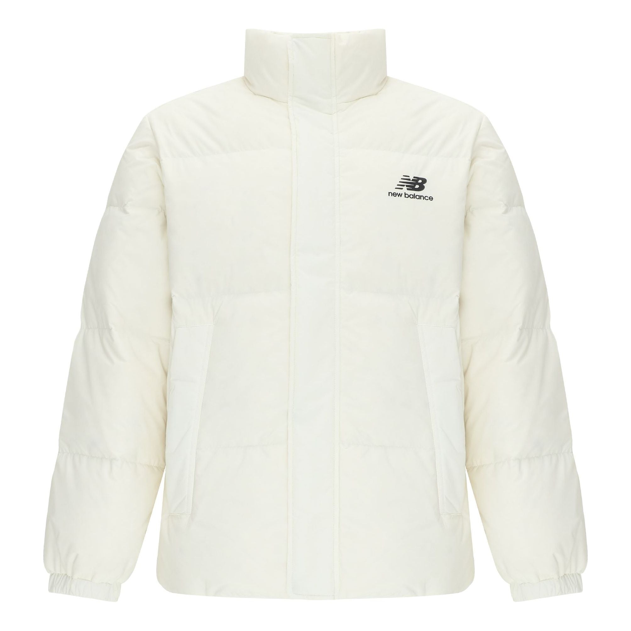 New Balance Logo Sports Down Jackets 'White' AMJ24359-CIC - 1