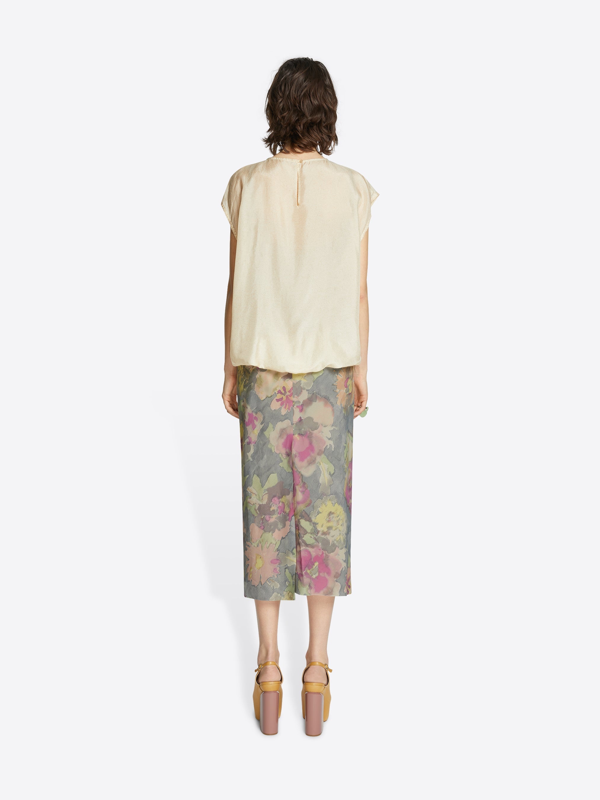 SILK BLEND SKIRT - 4