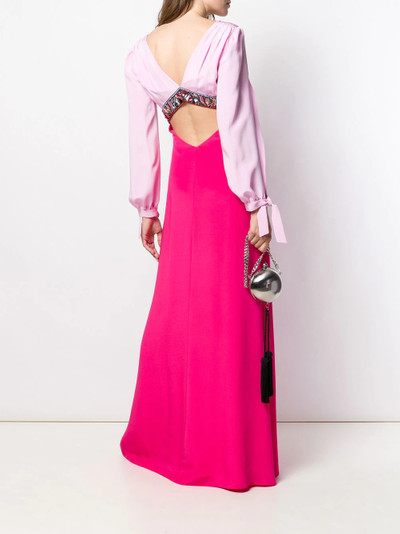 EMILIO PUCCI sequin embellished colour block dress outlook