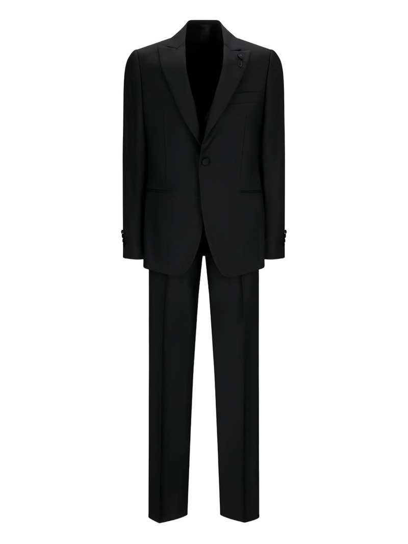 cotton single-button suit 1