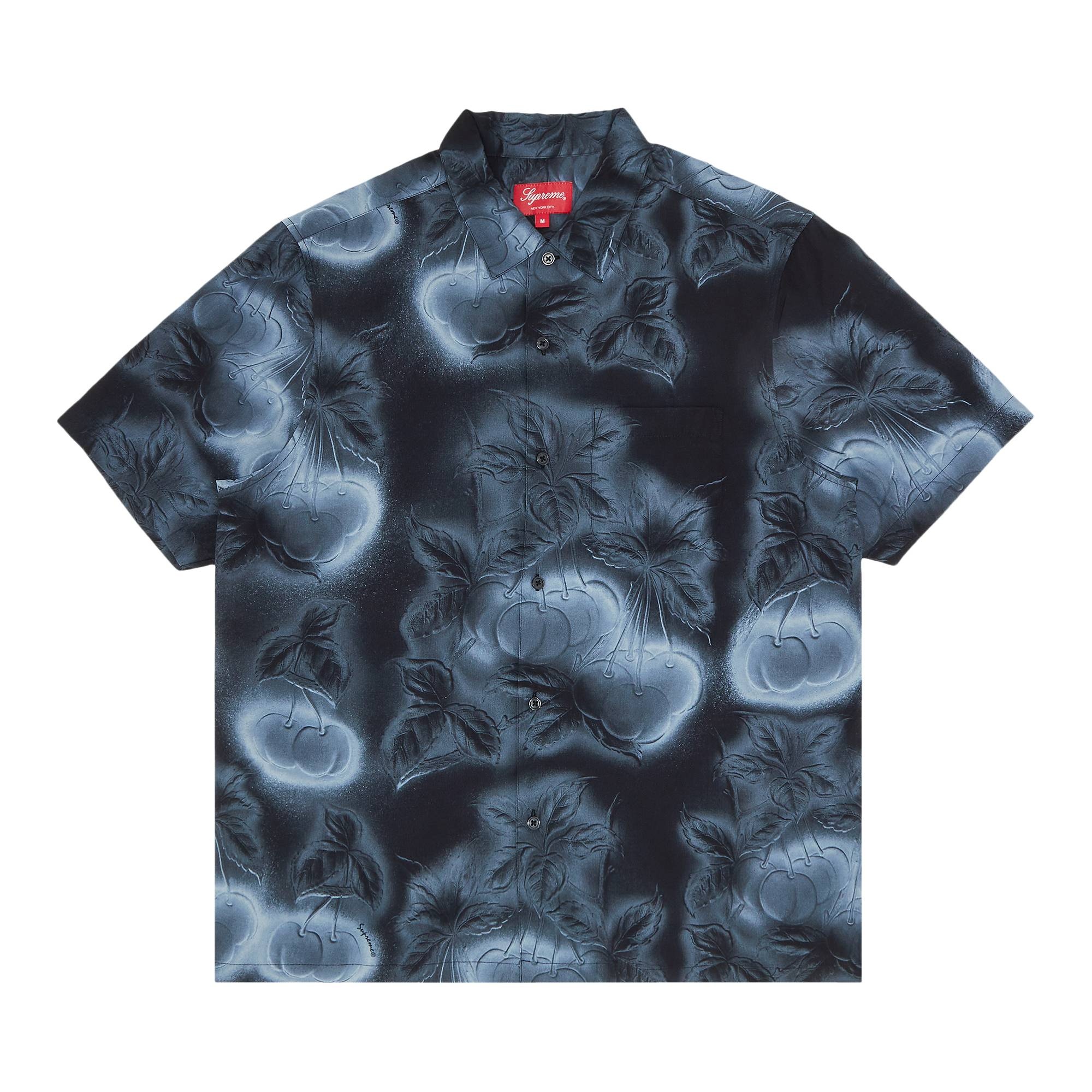 Supreme Cherries Short-Sleeve Shirt 'Black' - 1