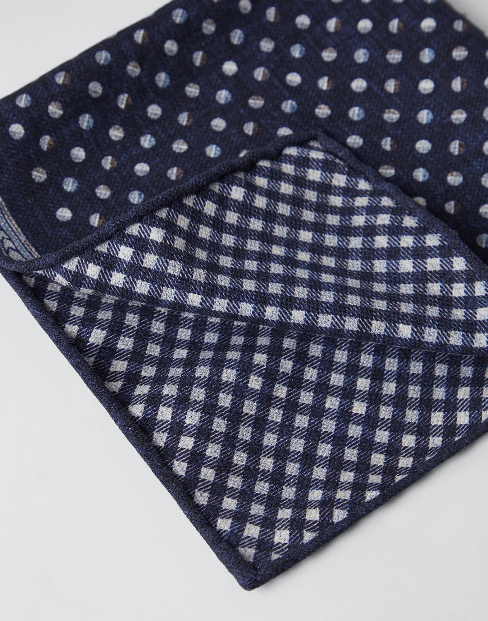 Double face silk pocket square - 2
