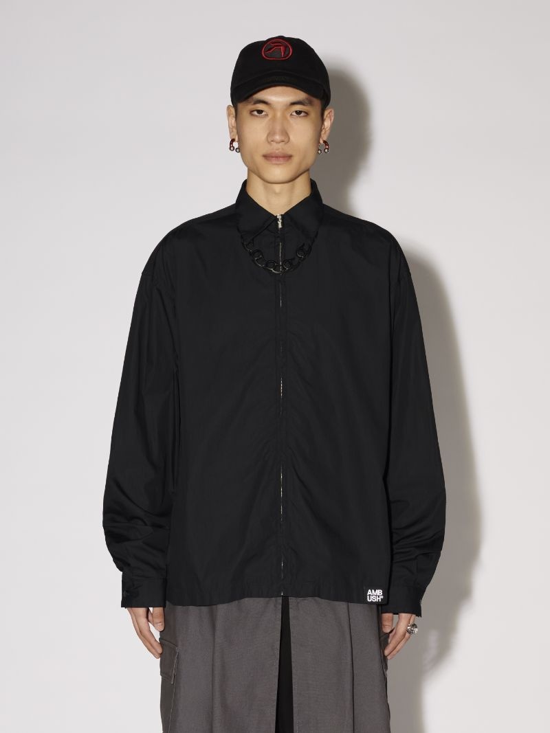 ZIP-UP COTTON SHIRT - 3